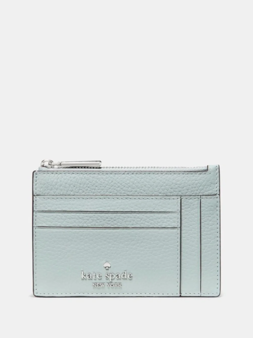 New Kate Spade Large Slim Card Holder Lake Mist KP217 $149